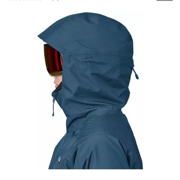 Patagonia Women's L Large 3-in-1 Powder Town Jacket Blue Ski Snowboard NWT - Picture 10 of 15